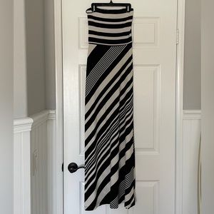 MM Couture strapless maxi dress